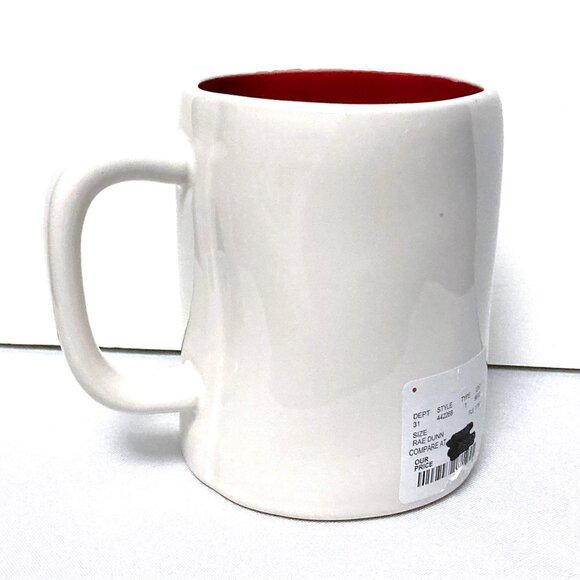Rae Dunn TIS THE SEASON Artisan Collection Coffee Mug by Magenta White Red - Picture 6 of 8
